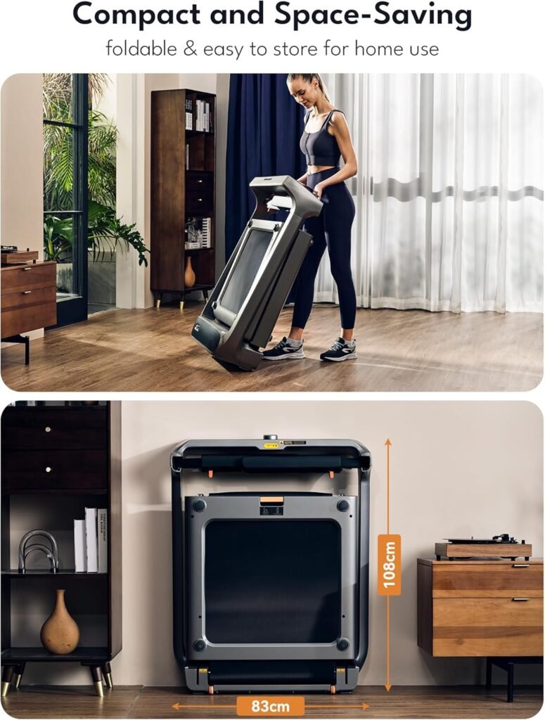 cinta de correr plegable KingSmith X218 compacta fácil de guardar para el hogar 