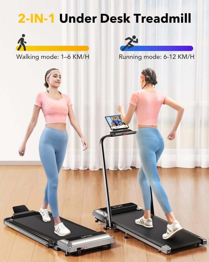 cinta de correr plegable Toputure con opciones para caminar y correr según tus objetivos