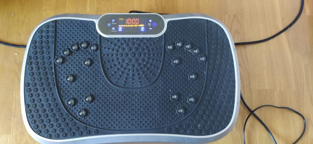 Plataforma vibratoria fitness en casa