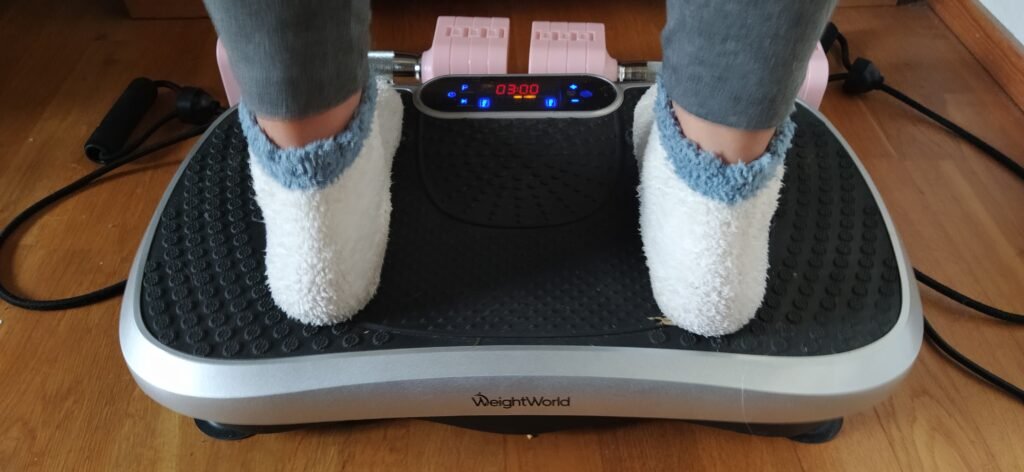 Plataforma vibratoria fitness en casa de weight world de gran calidad 